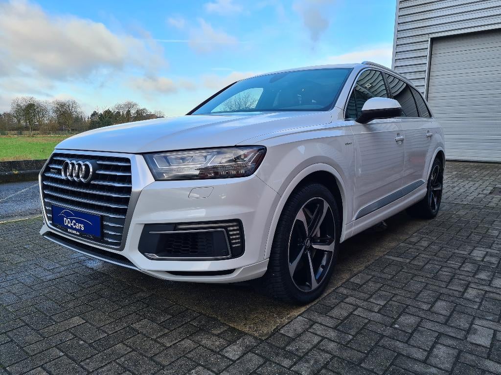 Audi Q7 E-Tron Quattro - PHEV Hybride / Diesel, Auto's, Automaat, Bi-Xenon koplampen, Euro 6, Wit