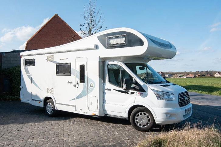 Camping-car en alcôve Chausson (4-6 personnes), Caravanes & Camping, Camping-cars, Particulier, jusqu'à 6, Alcôve, Chausson, Ford