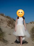 Kleed communie linea raffaelli met jeansjasje, Kinderen en Baby's, Meisje, Ophalen of Verzenden, Zo goed als nieuw, Jurk of Rok