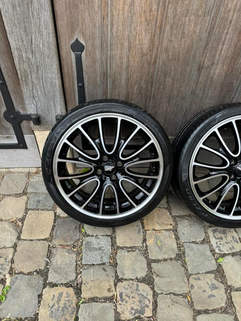 John cooper works mini cooper velgen 18 inch, Auto-onderdelen, Banden en Velgen, Ophalen, 18 inch, Band(en)