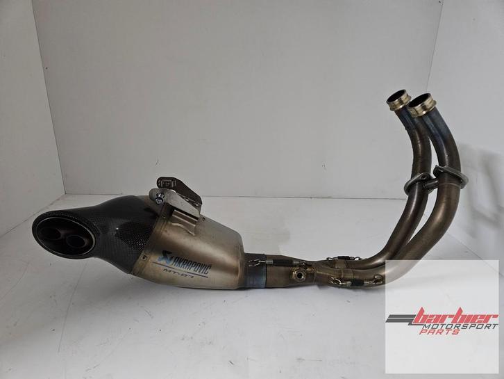 YAMAHA MT07 AKRAPOVIC UITLAAT SYSTEEM, Motoren, Onderdelen | Yamaha, Gebruikt, Ophalen of Verzenden