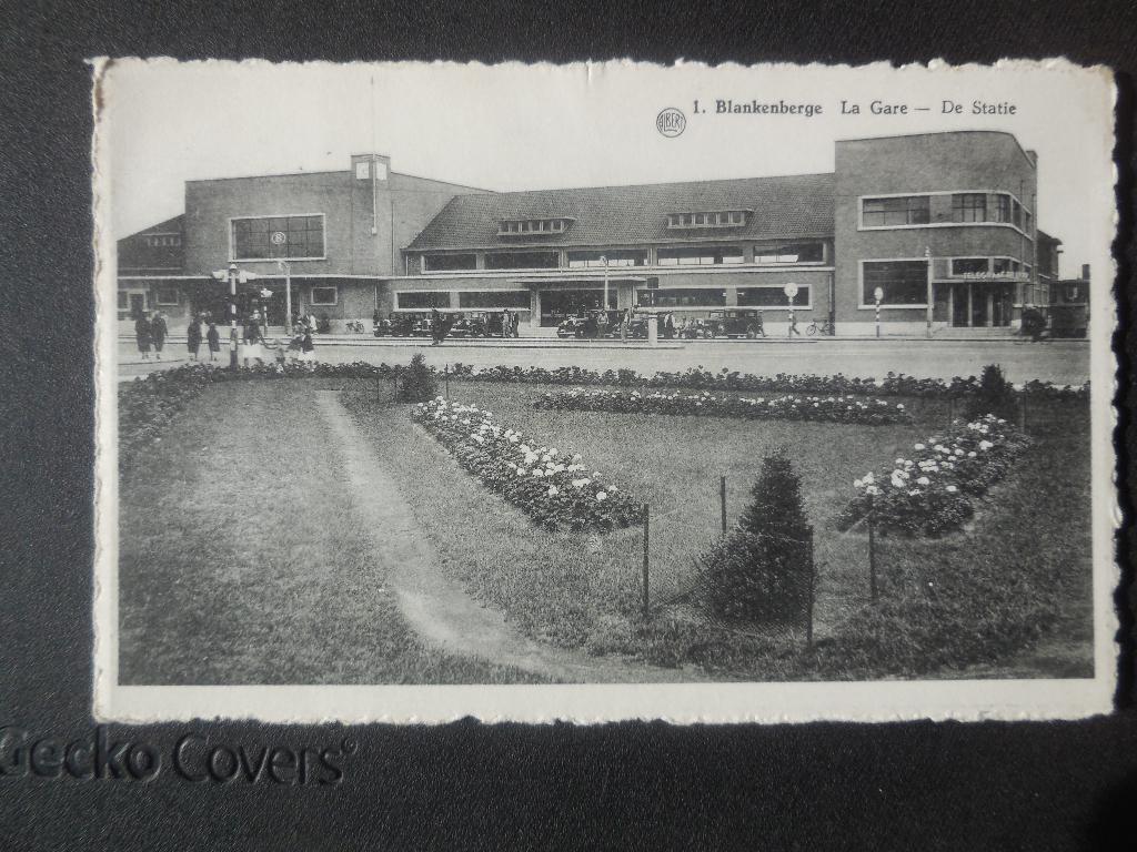 postkaart Blankenberge Station, Verzenden, 1960 tot 1980, Ongelopen, West-Vlaanderen