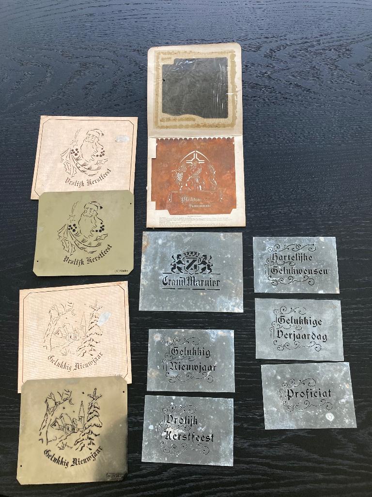 Sjablonen, Verzamelen, Retro, Ophalen of Verzenden