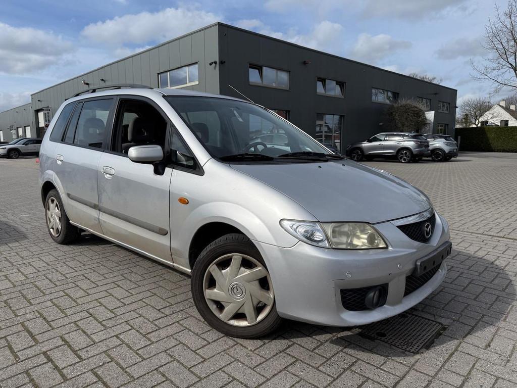 Mazda Premacy 1.8 Benzine Airco ONLY EXPORT, Auto's, Voorwielaandrijving, Monovolume, Gebruikt, 4 cilinders