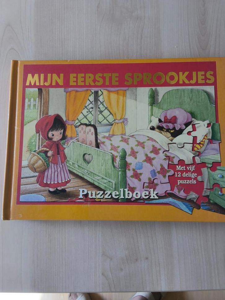 Sprookjes puzzelboek., Boeken, Sprookjes en Fabels, Ophalen of Verzenden