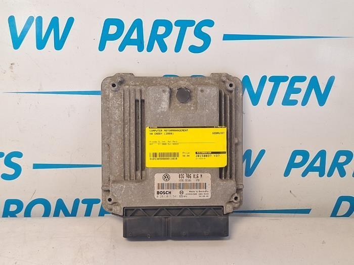 Computer Motormanagement van een Volkswagen Caddy, Auto-onderdelen, Elektronica en Kabels, Volkswagen, Gebruikt, 3 maanden garantie
