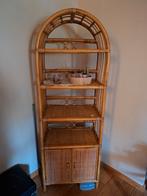 Rieten rek, Huis en Inrichting, Ophalen, Zo goed als nieuw, Met deur(en)