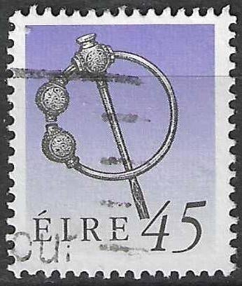 Irlande 1990 - Yvert 800 - Patrimoine et trésors (ST), Envoi, Affranchi