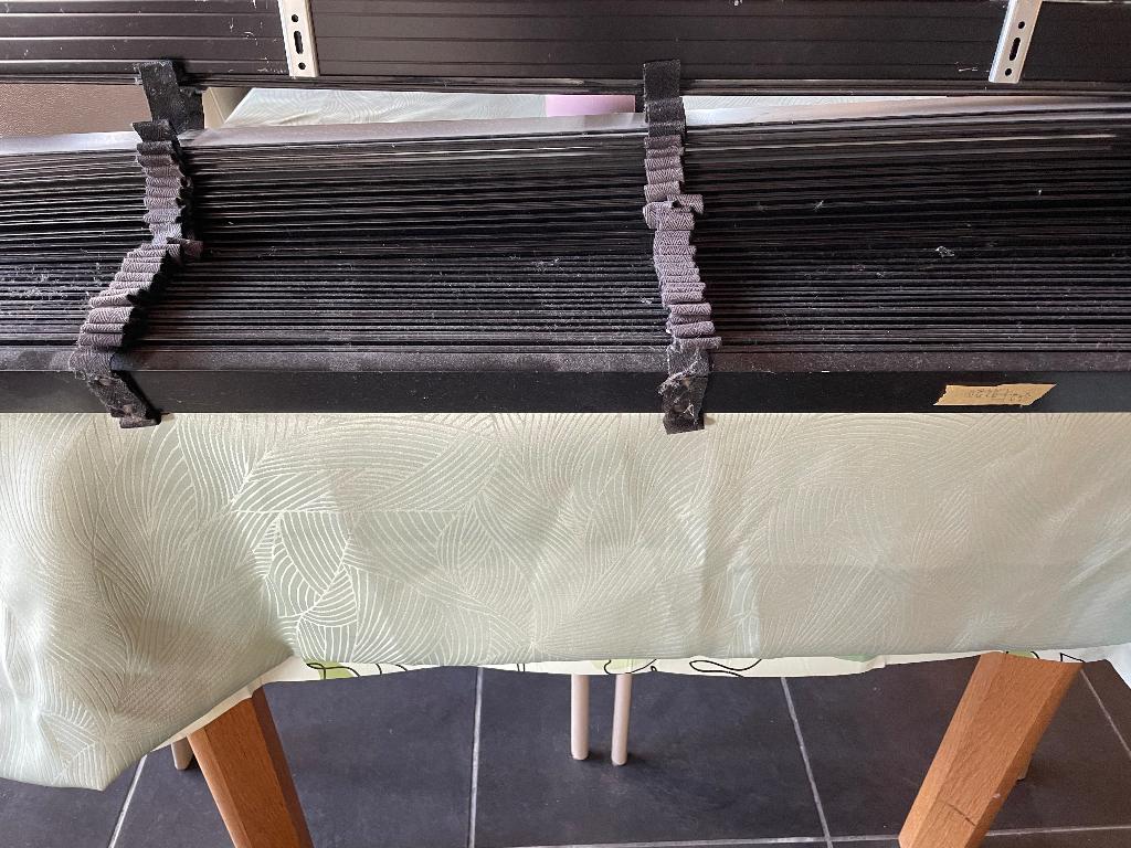 Lamellen, Ophalen, 100 tot 150 cm, 200 cm of meer, Zwart