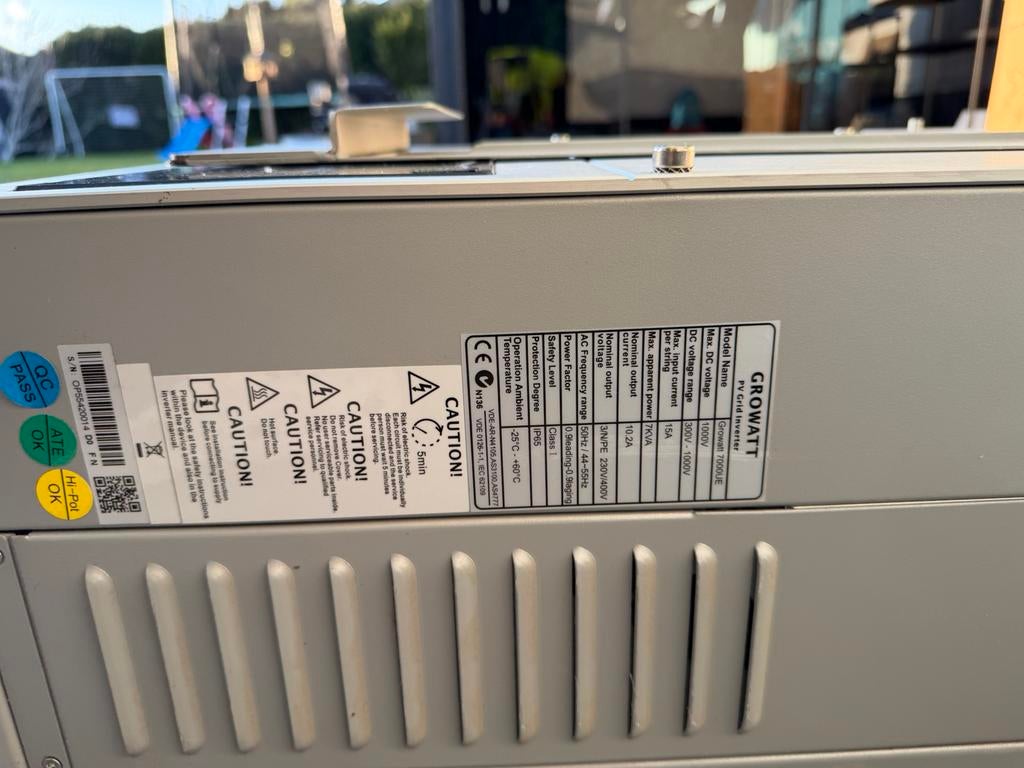 Growatt 3 fasig omvormer, Enlèvement, Comme neuf