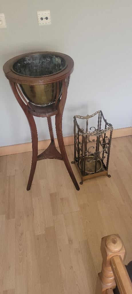 Bloembak  paraplu houder, Ophalen, Gebruikt, Metaal