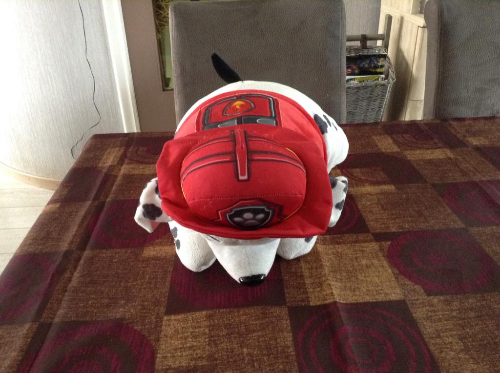 Paw Patrol Marshall pluche kussen (20 cm), Kinderen en Baby's, Speelgoed | Knuffels en Pluche, Gebruikt, Hond, Paw Patrol, Overige merken