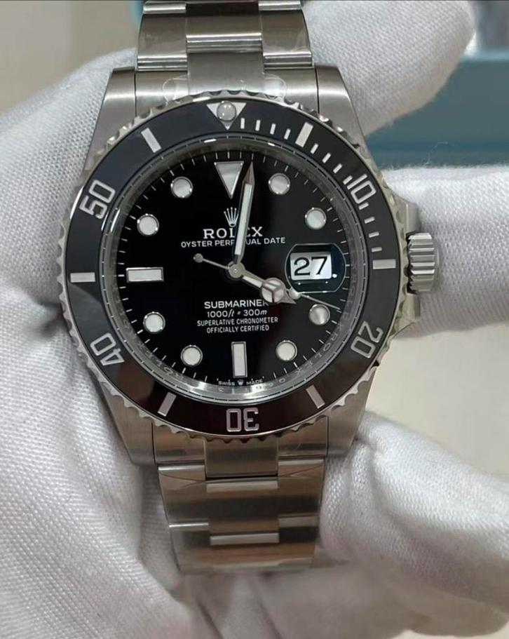 Rolex Submariner, Handtassen en Accessoires, Horloges | Heren, Nieuw, Polshorloge, Rolex, Staal, Staal, Ophalen of Verzenden