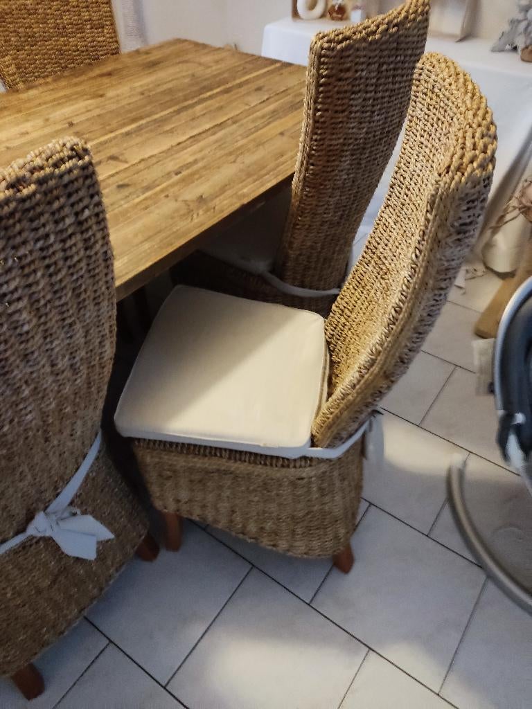 Chaise en osier, Maison & Meubles, Osier ou Rotin, Autres couleurs, Enlèvement, Cinq, Six Chaises ou plus