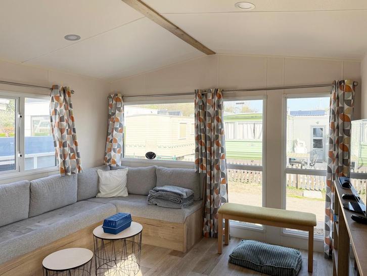 Oostduinkerke - Caravan eigen grond & parking - REF 90349, Immo, Huizen en Appartementen te koop, Provincie West-Vlaanderen, tot 200 m²