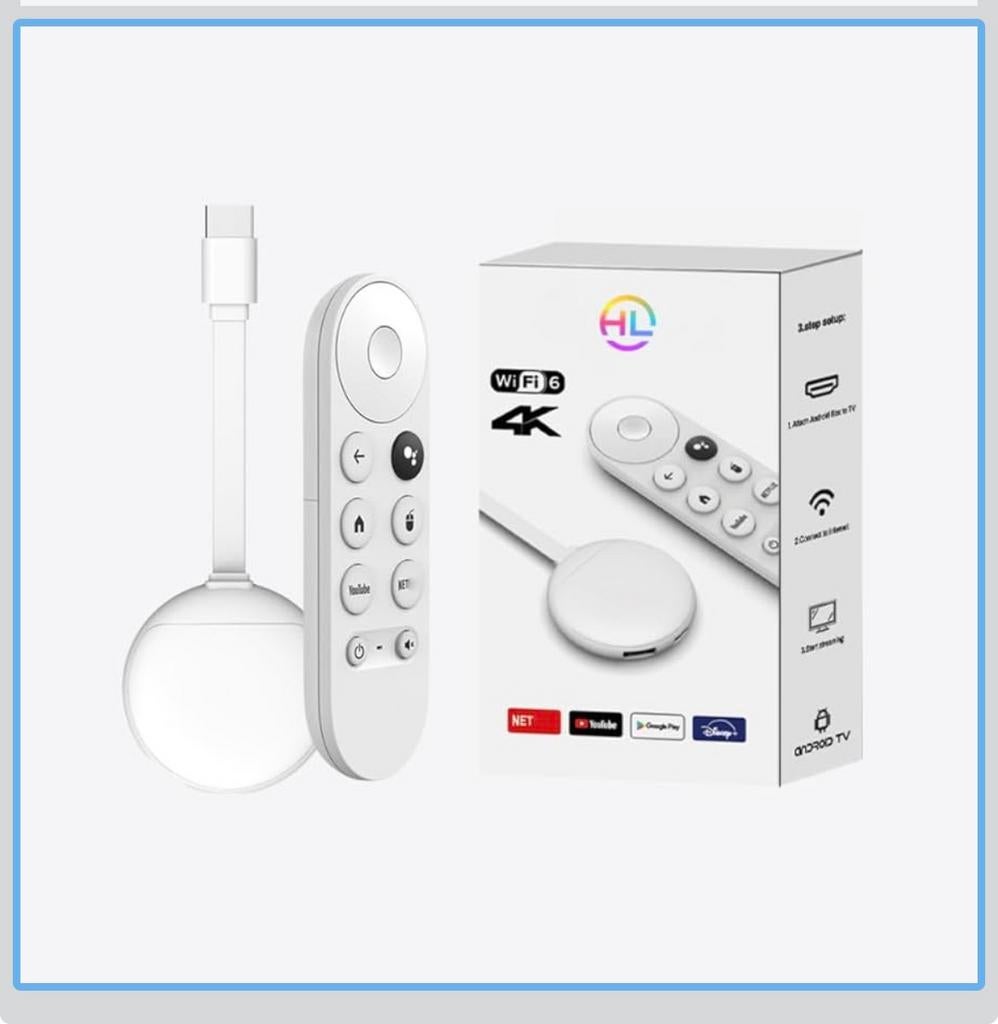 HappyLEDS Android TV Dongle 4K, Audio, Tv en Foto, Televisie-accessoires, Ophalen, Zo goed als nieuw