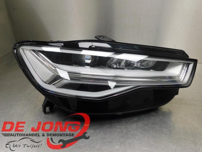 Koplamp rechts van een Audi A6, Gebruikt, -, -, -