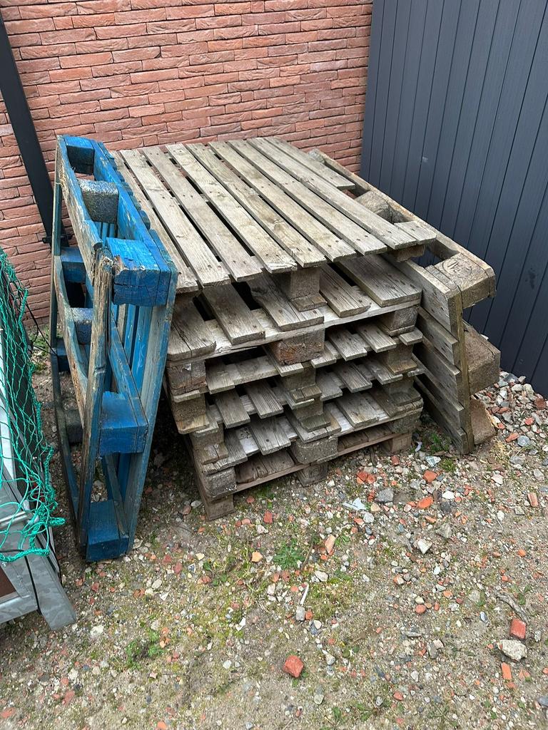 Houten paletten, Enlèvement, Utilisé, Palette