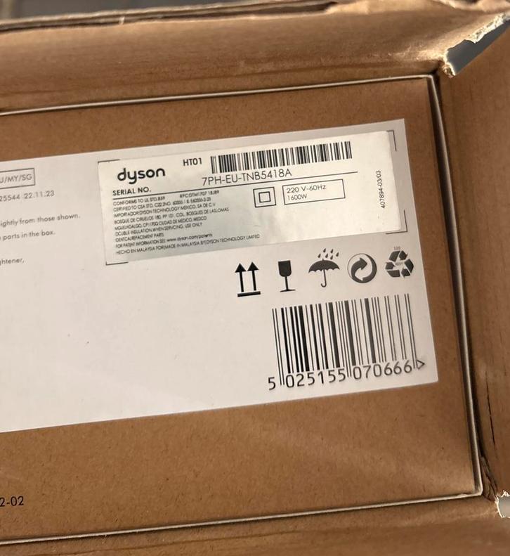 Dyson Airstrait Lisseur Séchant – Ceramic Pink/Rose, Handtassen en Accessoires, Uiterlijk | Haarverzorging, Nieuw, Ophalen of Verzenden