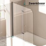 EMKE Badwand - Inklapbaar - 120x140cm - Chrome - 6mm glas, Ophalen, Zo goed als nieuw, Glas, Overige typen