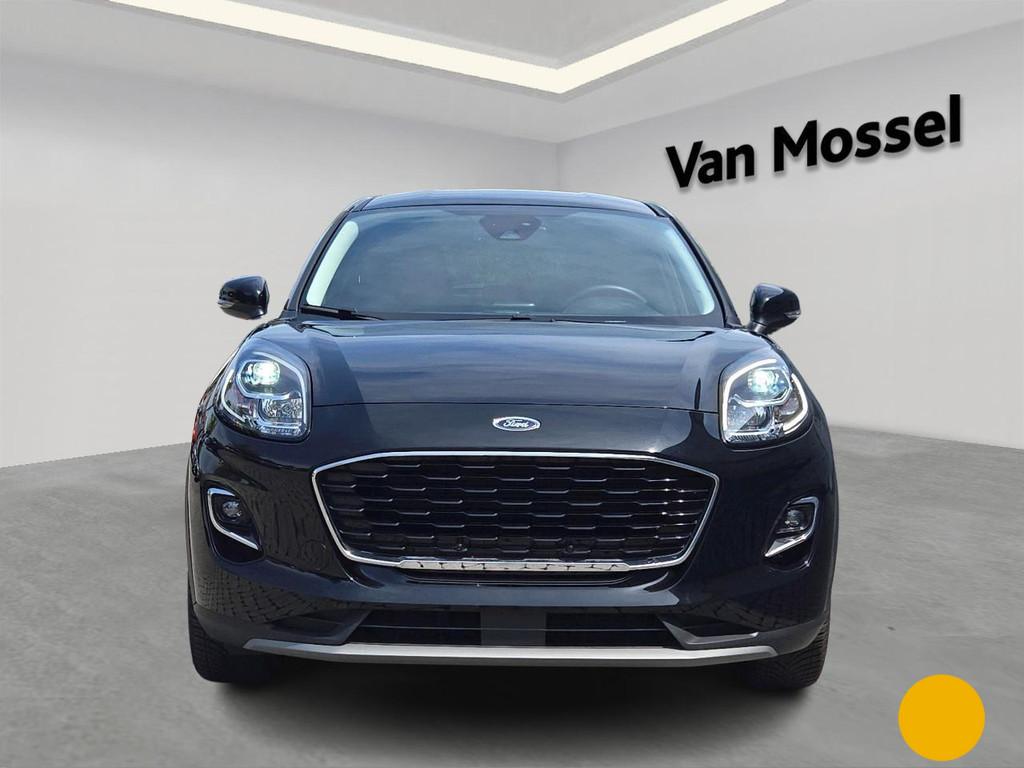 Ford Puma Titanium X|Automaat|B&O||Winterpack, Lichtsensor, Stof, 1226 kg, Zwart