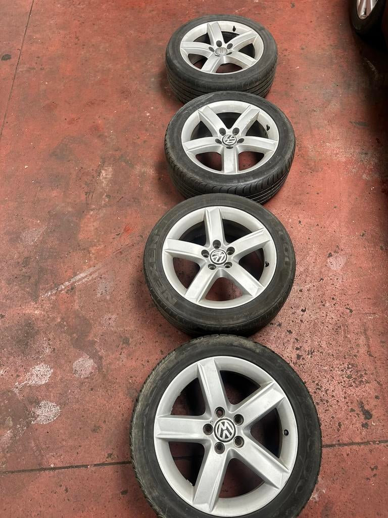Originele AUDI A5 wielen 5x112 66.6 215 50 r17, Auto-onderdelen, Ophalen, Banden en Velgen