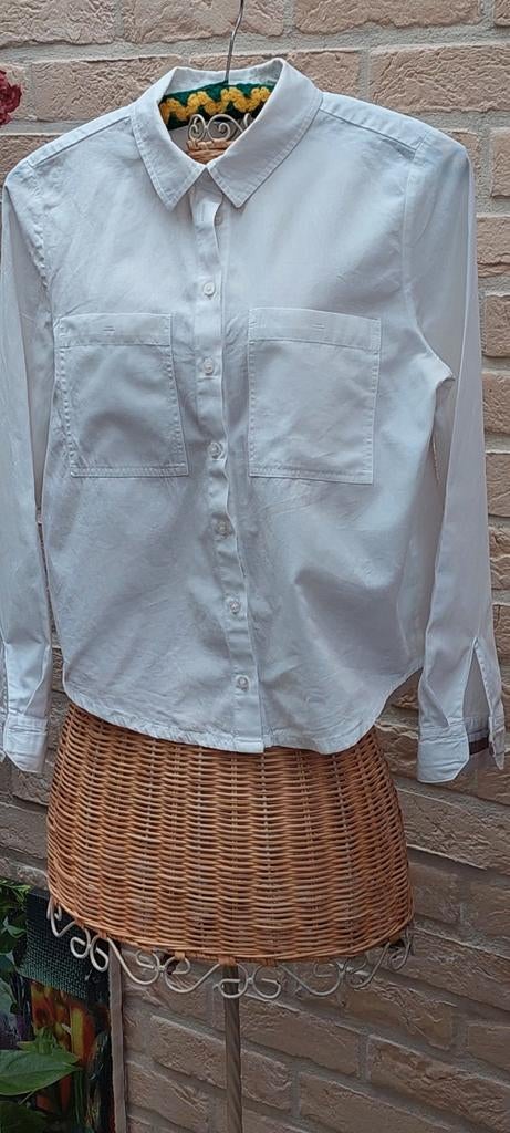 Hemdbloes maat 49cm van oksel tot oksel street one, Kleding | Dames, Blouses en Tunieken, Maat 38/40 (M), Wit, Street One, Ophalen of Verzenden