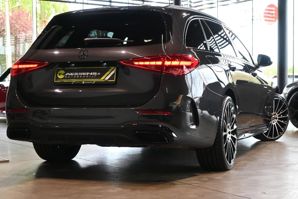 Mercedes-Benz C300e Break Série AMG **LED/CAM/NAV/DAB/ACC**, Euro 6, Entreprise, Garantie prolongée, Noir