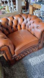 Chesterfield clubzetel in cognac kleur, Ophalen
