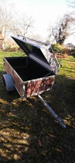 Bagage aanhangwagen met deksel en bagagedrager, Enlèvement, Comme neuf