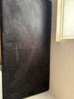 Zetel, poef, Huis en Inrichting, Zetels | Voetbanken en poefs, Ophalen, 125 cm of meer, Zwarte poef, Zo goed als nieuw