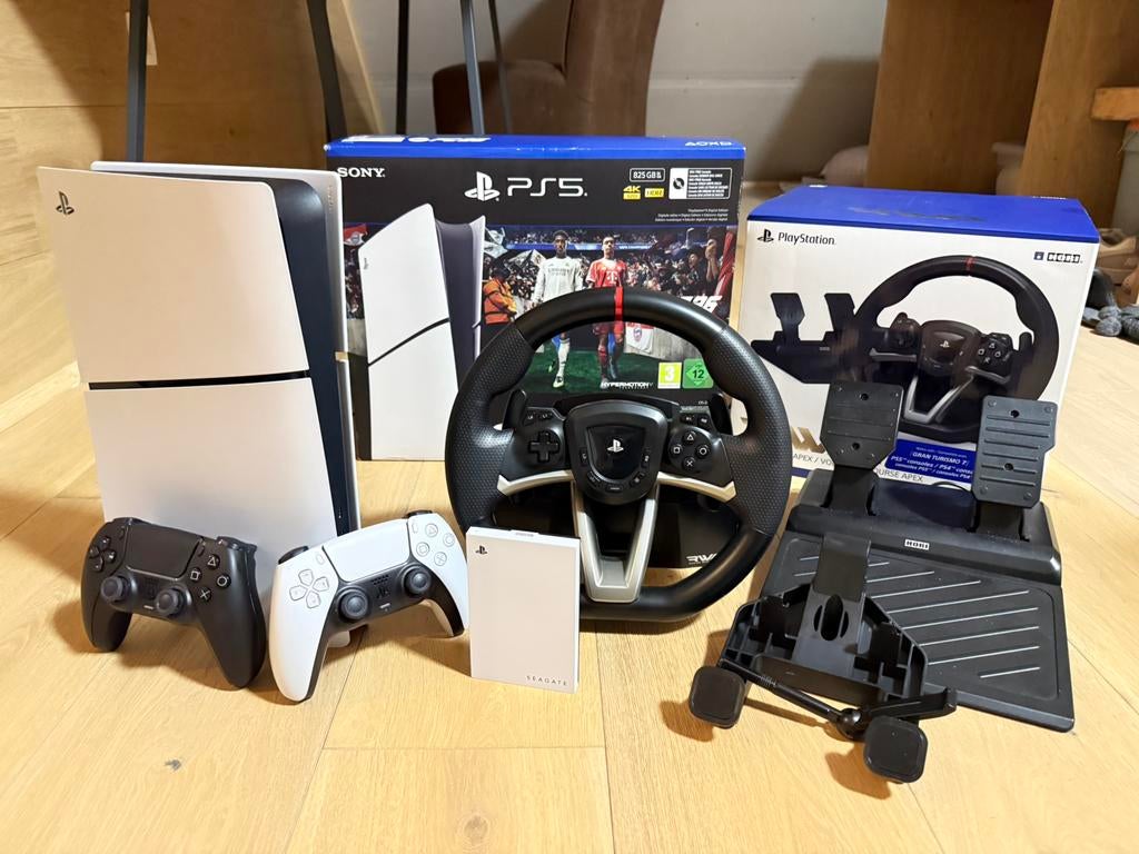 Playstation 5 slim - complete set, Computers en Software, Joysticks, Zo goed als nieuw, Ophalen