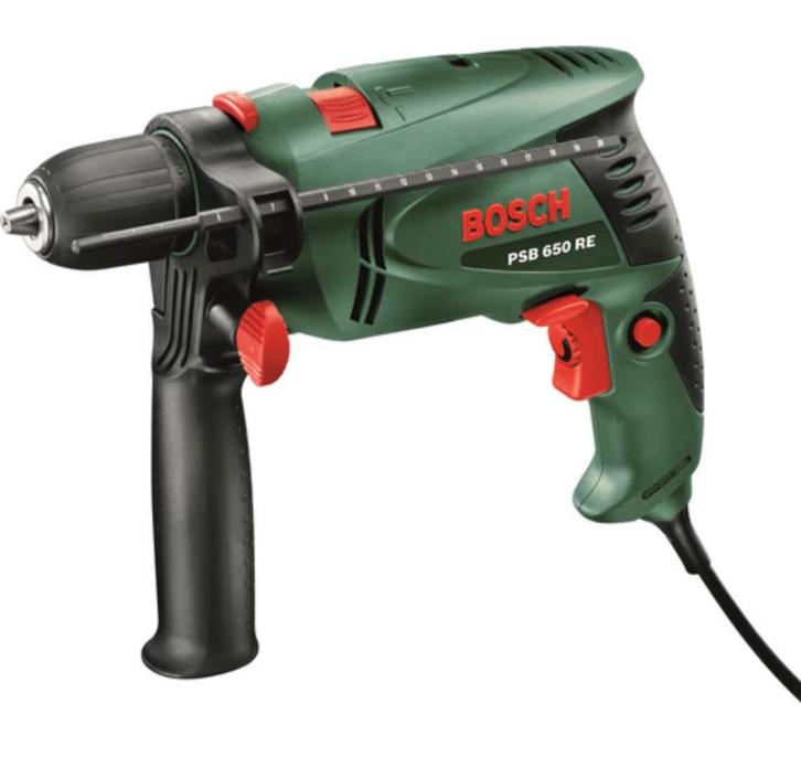 Bosch PSB 650 RE Klopboormachine, Doe-het-zelf en Bouw, Gereedschap | Boormachines, Zo goed als nieuw, Ophalen