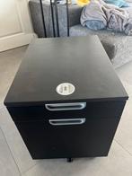 Laden blok bureau zwartbruin, Diversen, Bureau-accessoires, Ophalen, Zo goed als nieuw