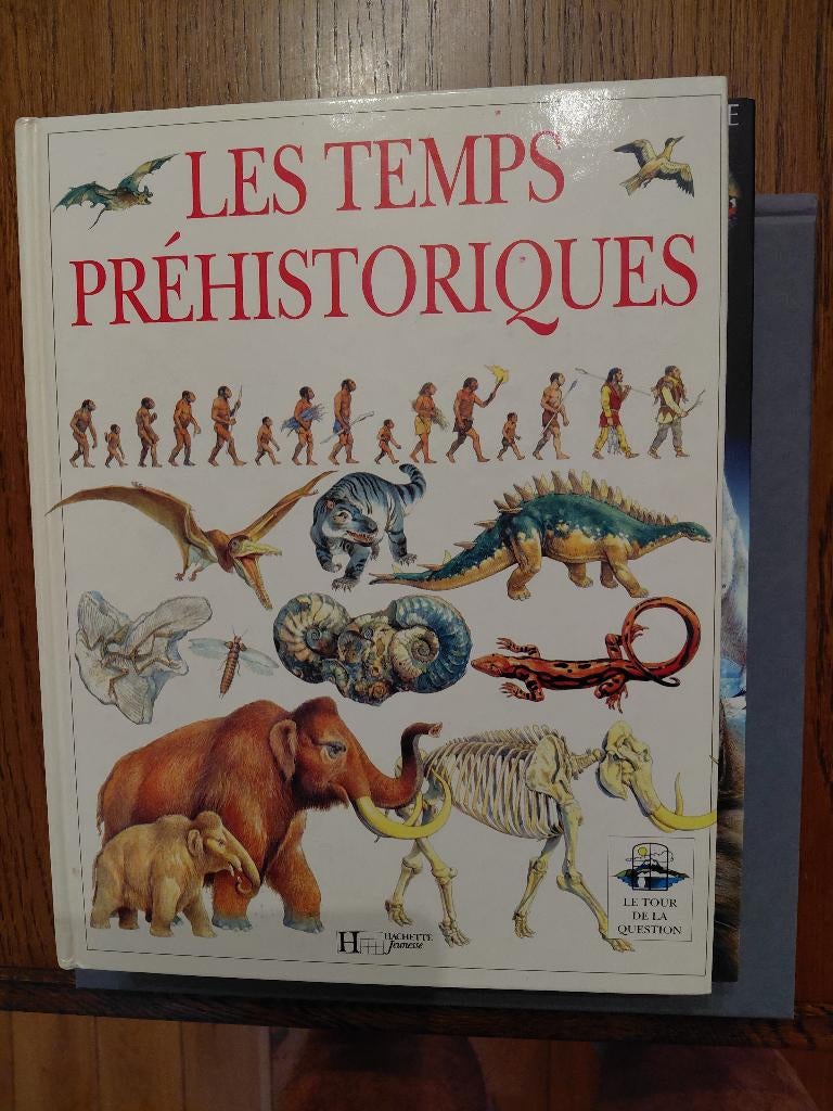 livre les temps préhisoriques, Livres, Enlèvement, Comme neuf