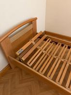 bed, Huis en Inrichting, Slaapkamer | Bedden, Ophalen, 90 cm, Eenpersoons, Bruin