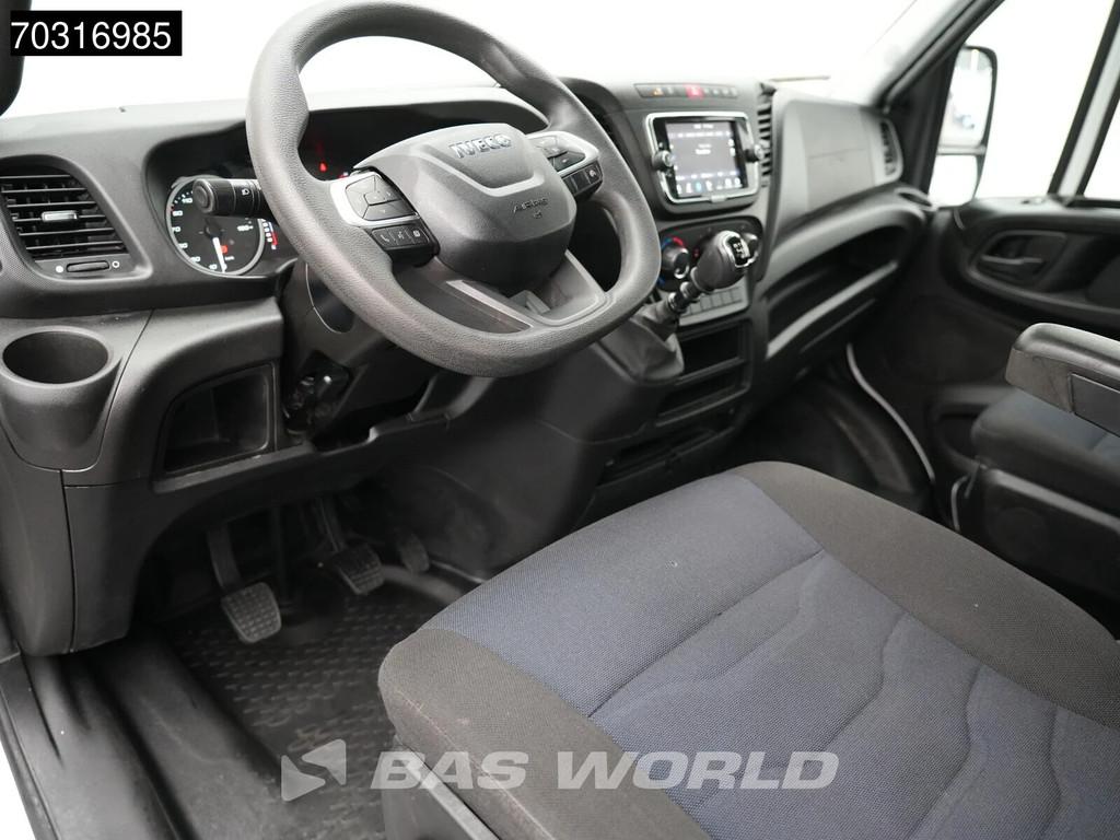 Iveco Daily 35C16 3.0L Kipper met Kist Dubbellucht 3,5t Trek, Stof, Gebruikt, Euro 6, 4 cilinders