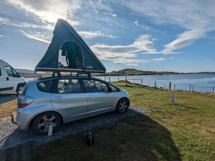 Autohome Columbus hardshell daktent in uitstekende staat, Caravanes & Camping, Tentes, jusqu'à 2, Comme neuf, Enlèvement