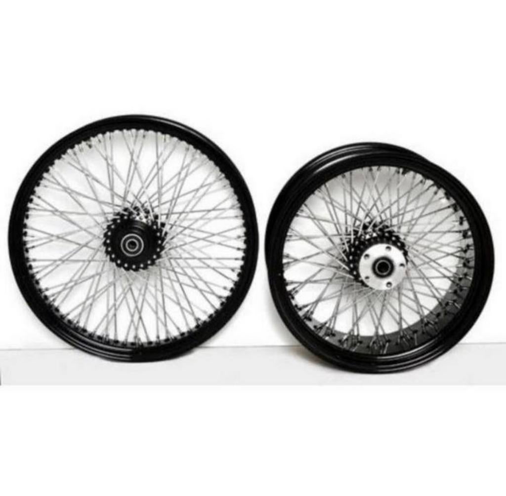 2 spaak-velgen velg motor oa Harley Davidson 20” 3.5 18” 4.5, Ophalen of Verzenden