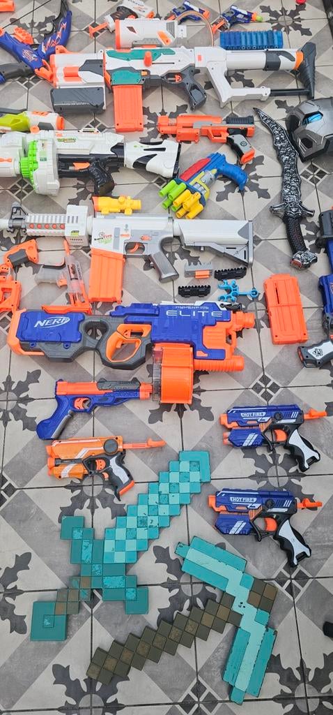 Nerf et autres pistolets jouets, etc., Enfants & Bébés, Enlèvement ou Envoi, Utilisé