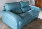 cuir 3 places, couleur vert clair, Maison & Meubles, Enlèvement