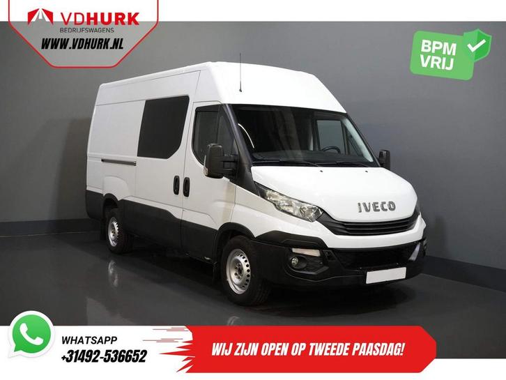 Iveco Daily 35S16V 2.3 L3H2 155 pk Aut. DC Dubbel Cabine EXP, Autos, Camionnettes & Utilitaires, Entreprise, ABS, Verrouillage central