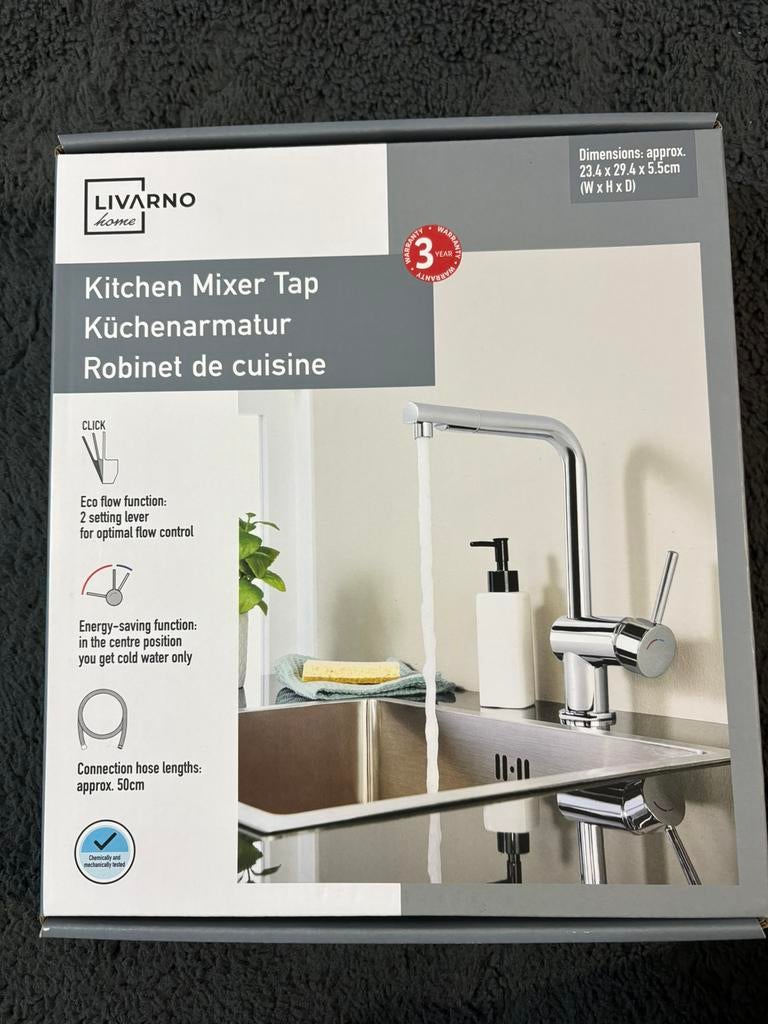 Keukenkraan NIEUW, Doe-het-zelf en Bouw, Sanitair, Ophalen of Verzenden, Zo goed als nieuw