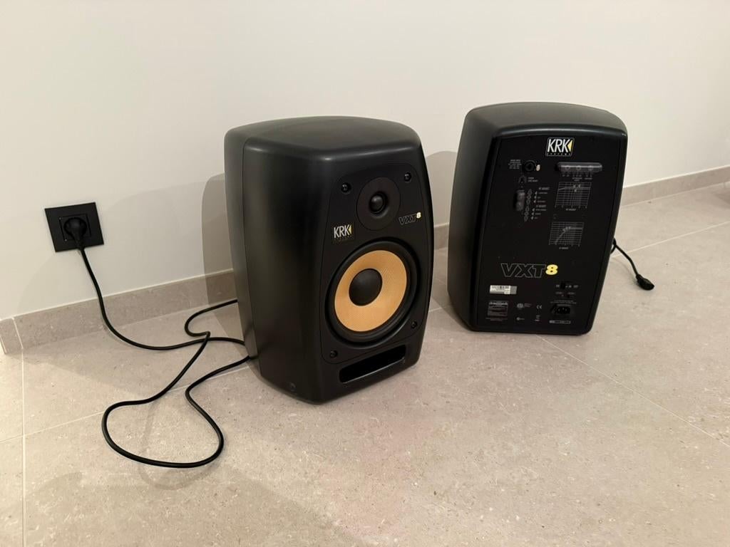 KRK Systems VXT8 — Haut-parleurs puissants | Ensemble de 2, Autres marques, Comme neuf, Enlèvement, Haut-parleurs Frontaux, Arrière ou Stéréo