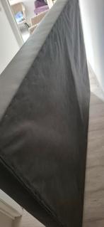 hoofdbord van 1.40 bed donkergrijs grijs leer, Enlèvement