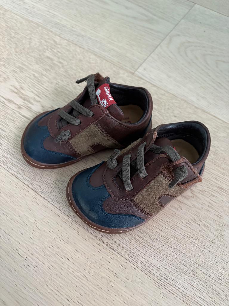 Babyschoenen camper, Kinderen en Baby's, Schoentjes, Ophalen of Verzenden, Zo goed als nieuw, Jongetje