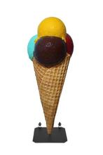 Crème glacée 175 cm - cornet à glace en polyester