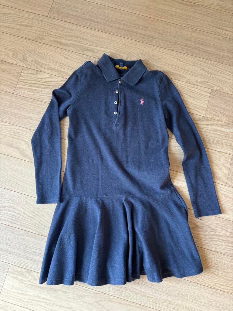 Blauw kleedje Polo Ralph Lauren, Enfants & Bébés, Vêtements enfant | Taille 134, Envoi, Utilisé, Fille, Robe ou Jupe