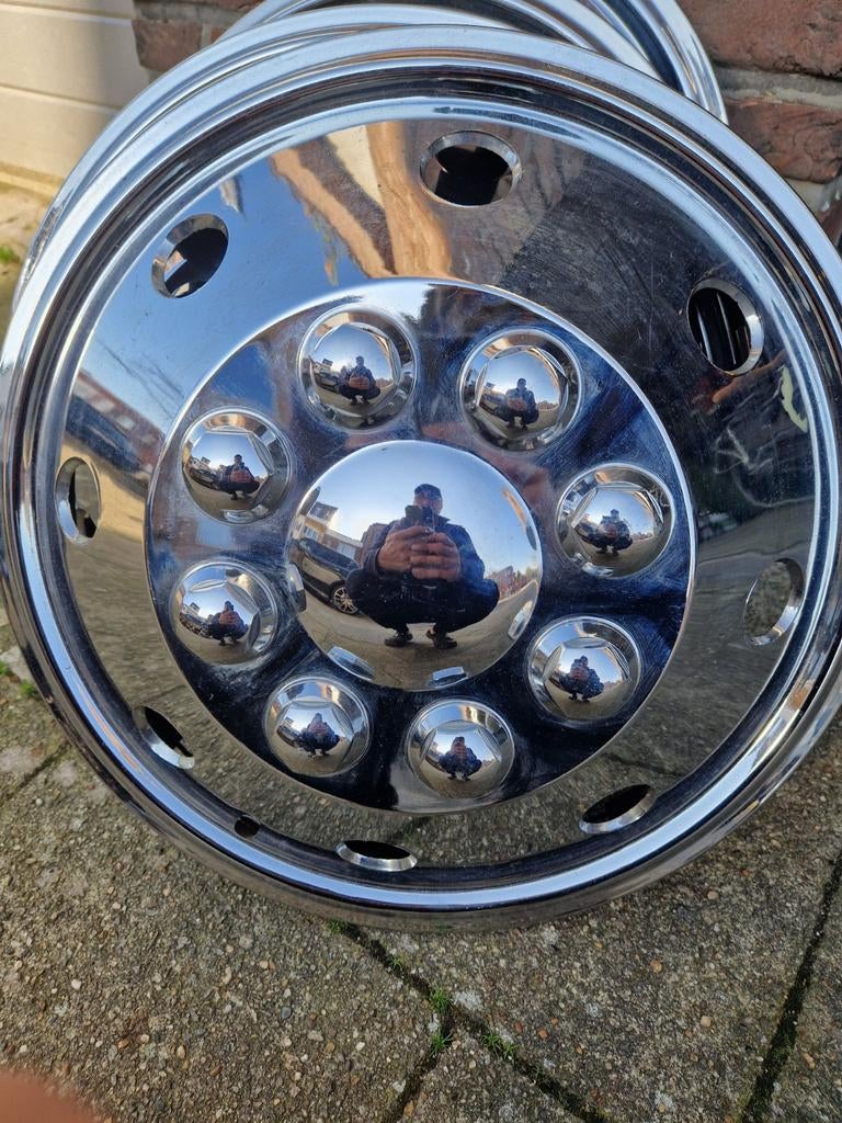 Wieldoppen 16 inch, Auto diversen, Wieldoppen, Ophalen