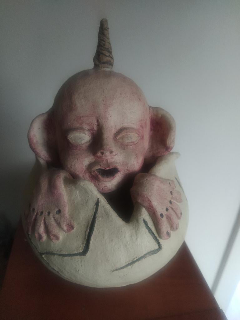 keramiek - aardewerk -terra cotta voorwerpen-waterverdamper, Antiek en Kunst, Antiek | Keramiek en Aardewerk, Ophalen of Verzenden